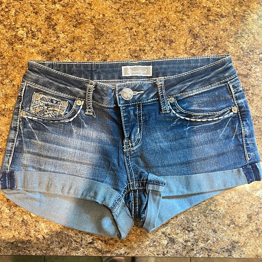 Juniors jean shorts
